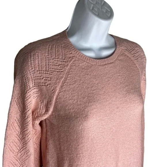 The Childrens Place Sweater Dress Light Plum Metallic Thread Knit Long Sleeve - Picture 4 of 13